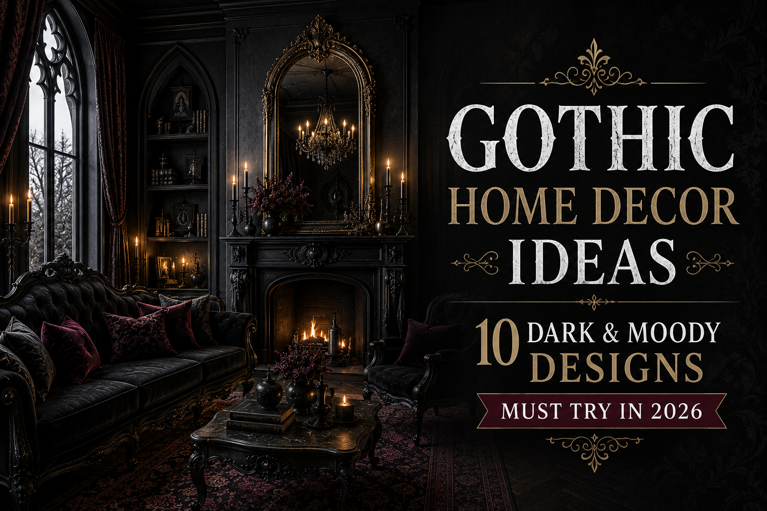 Gothic home decor