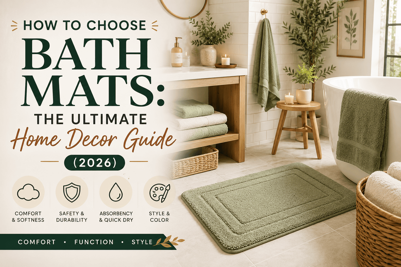 How to Choose Bath Mats: The Ultimate Home Decor Guide (2026)