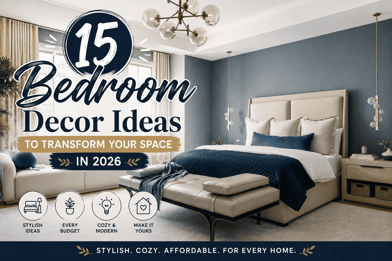 15 Bedroom Decor Ideas to Transform Your Space in 2026