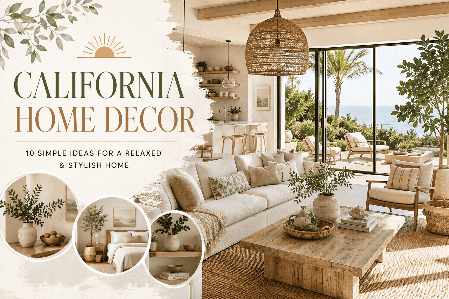California Home Decor: 10 Coastal Ideas to Try in 2026