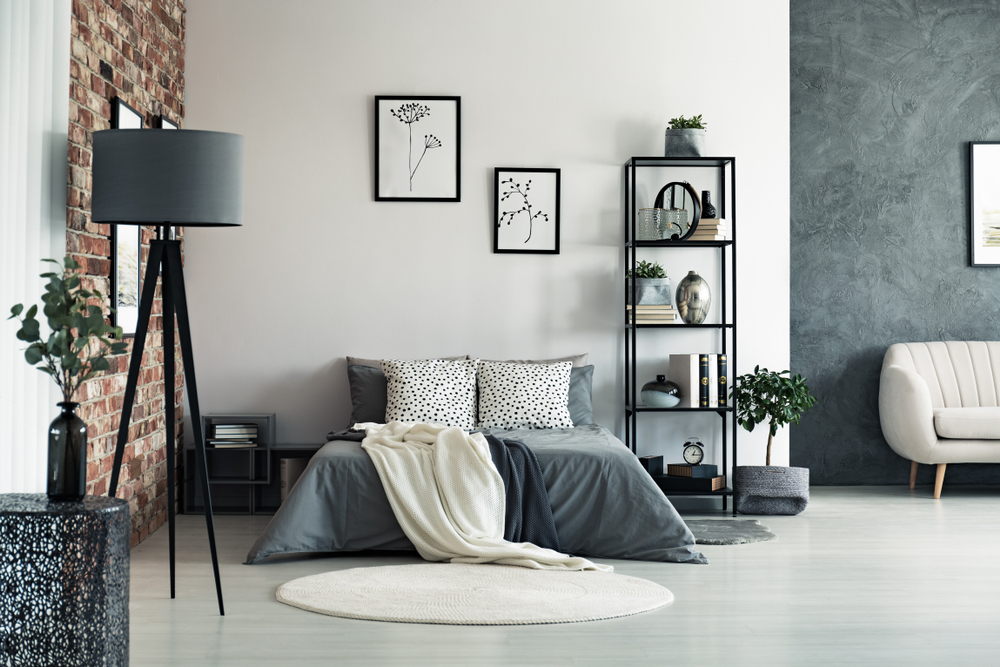 Two Color Combination for Bedroom walls