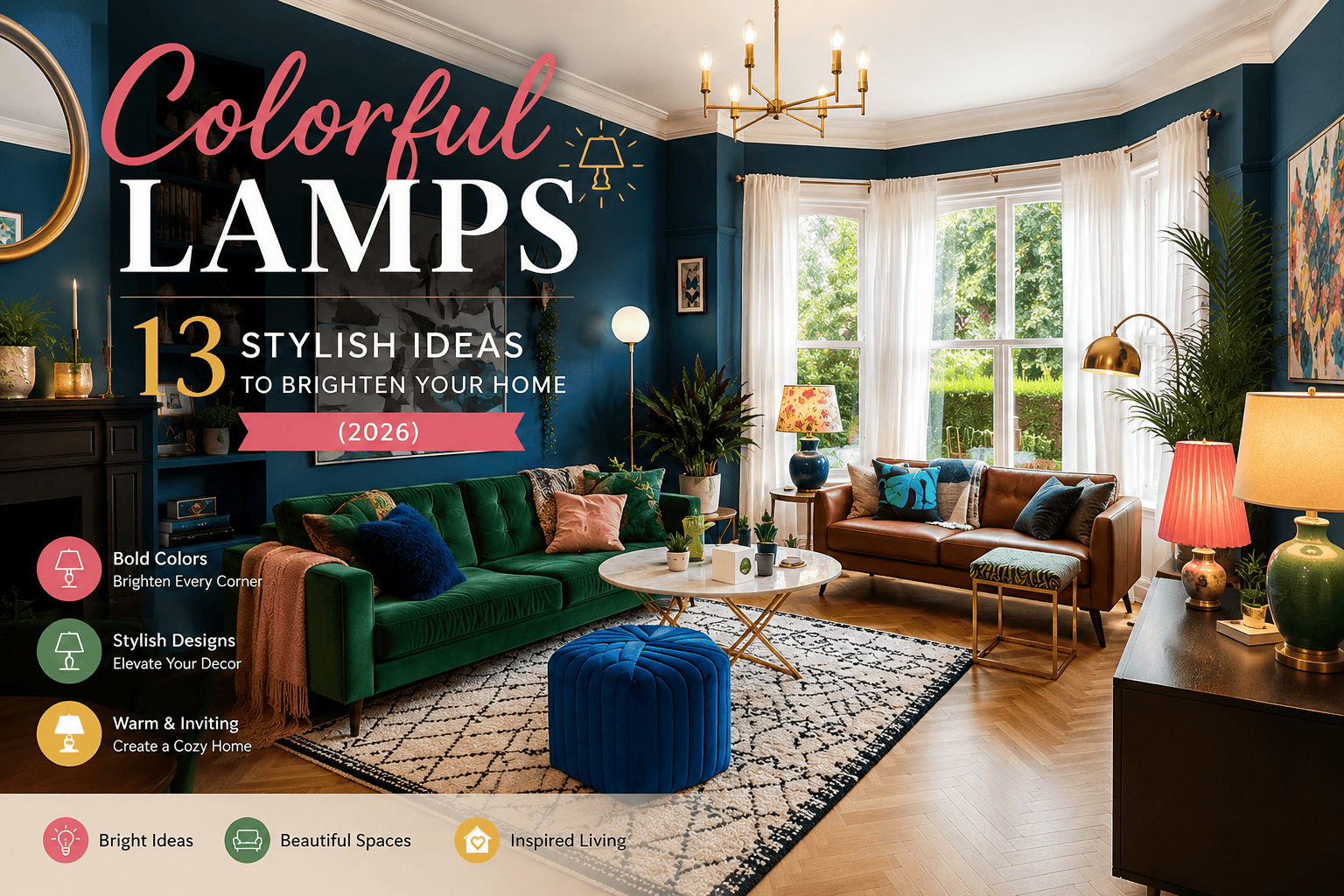 Colorful Lamps: 13 Stylish Ideas to Brighten Your Home (2026)