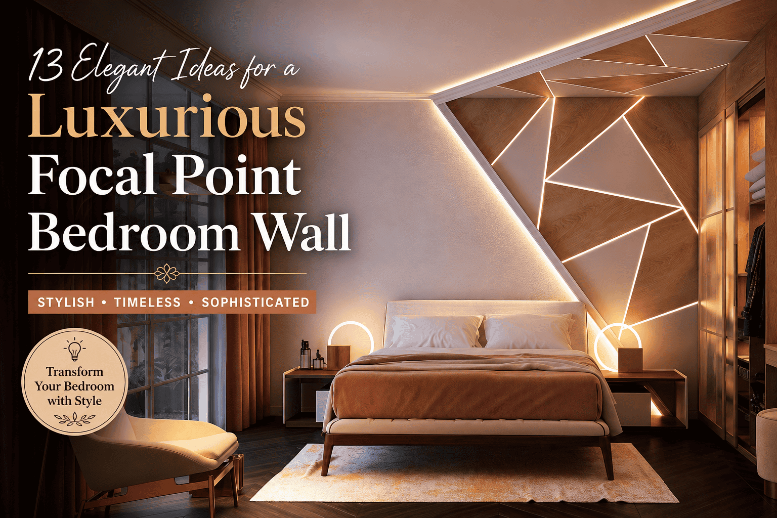 focal point bedroom wall