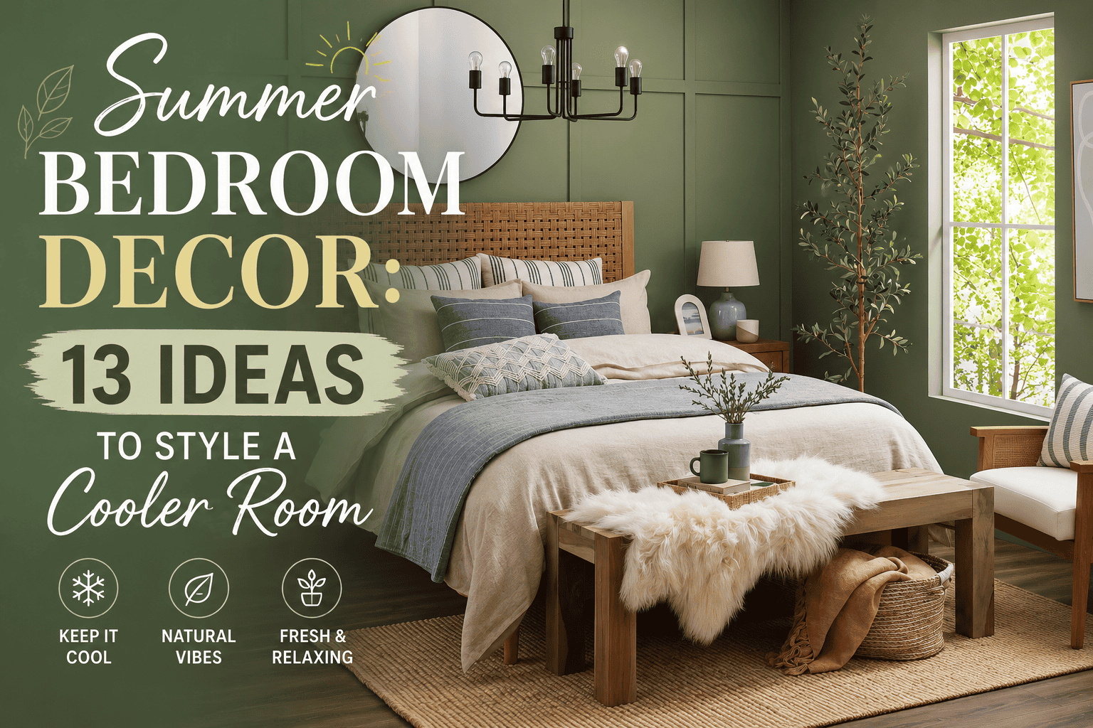 Summer Bedroom Decor: 13 Ideas to Style a Cooler Room