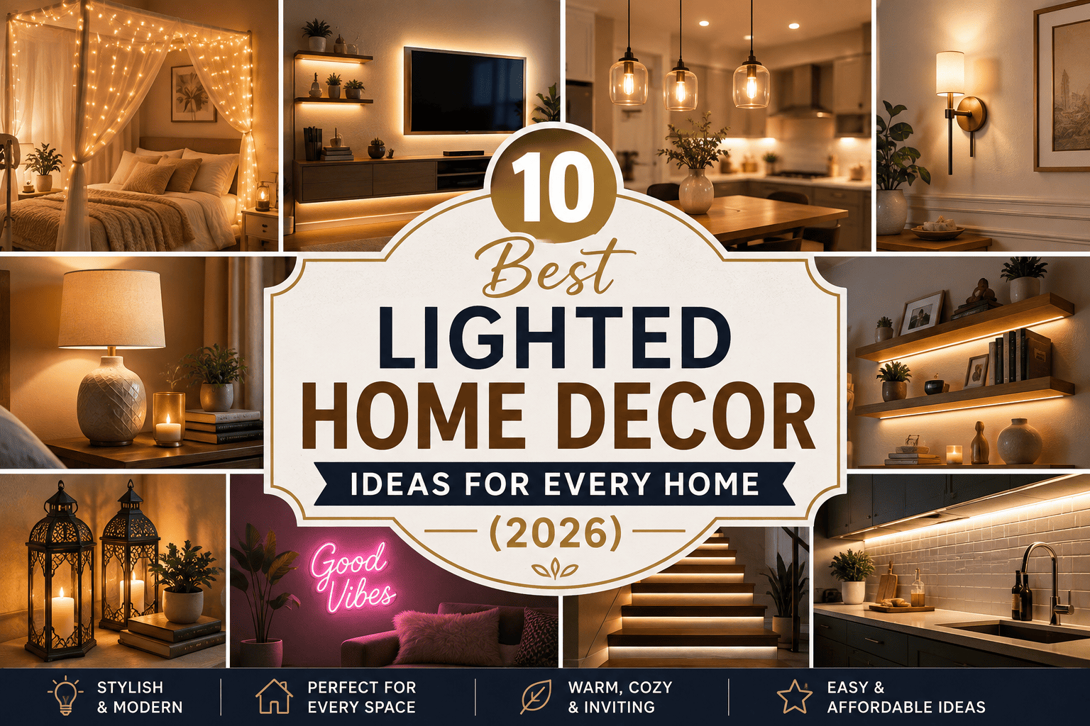 10 Best Lighted Home Decor Ideas for Every Home (2026)