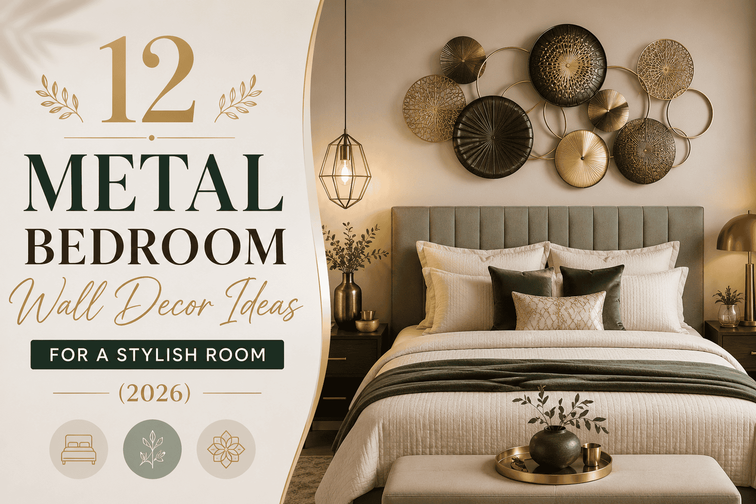 12 Metal Bedroom Wall Decor Ideas for a Stylish Room (2026)