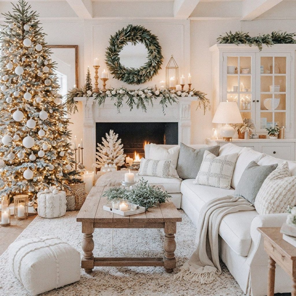 Christmas Living Room Decorating Ideas