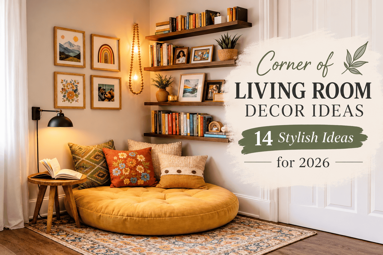 Corner of Living Room Decor Ideas: 14 Stylish Ideas for 2026