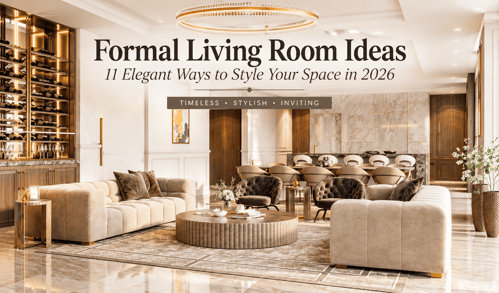 Formal Living Room Ideas: 11 Elegant Ways to Style Your Space in 2026