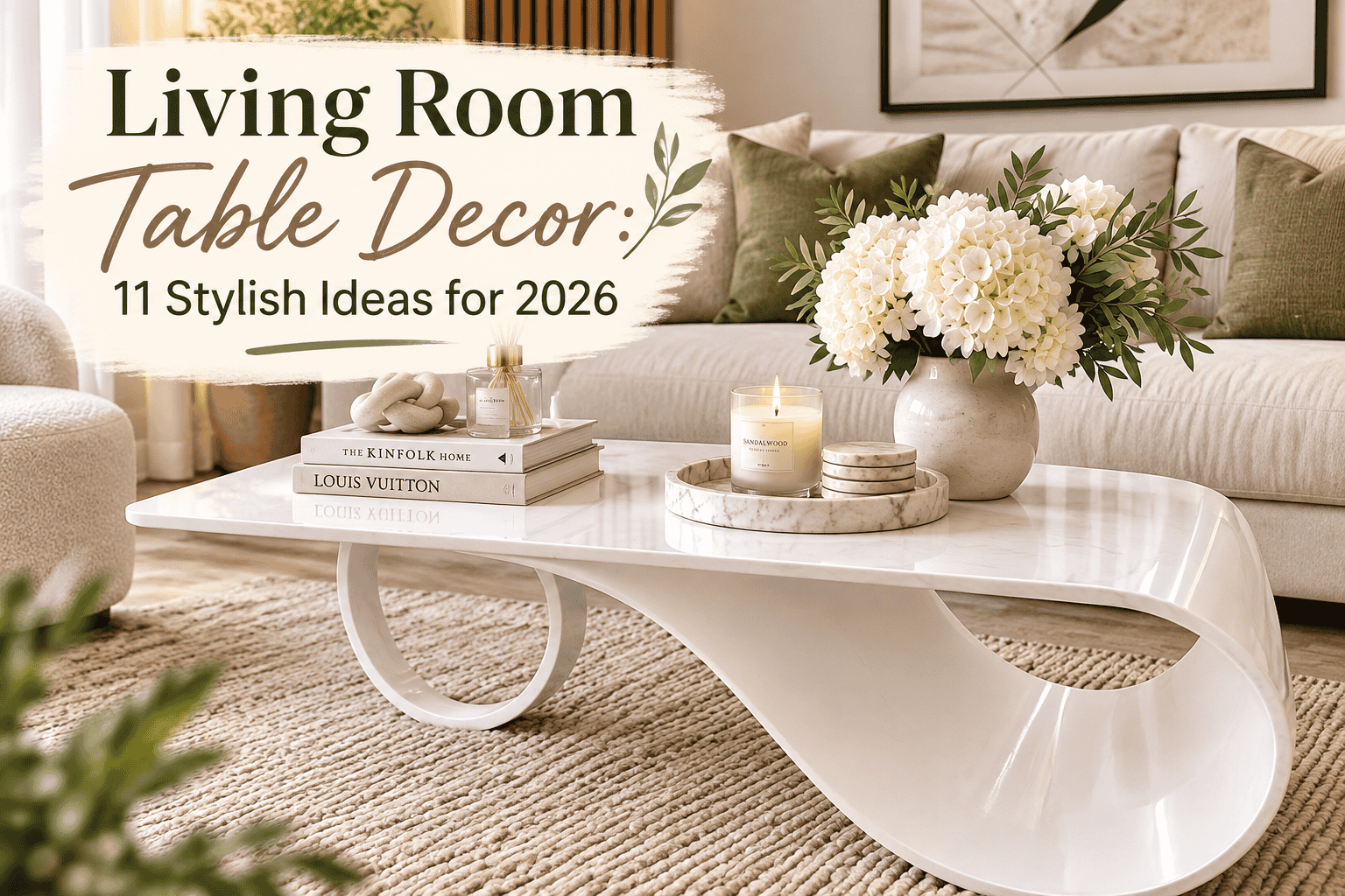 Living Room Table Decor: 11 Stylish Ideas for 2026