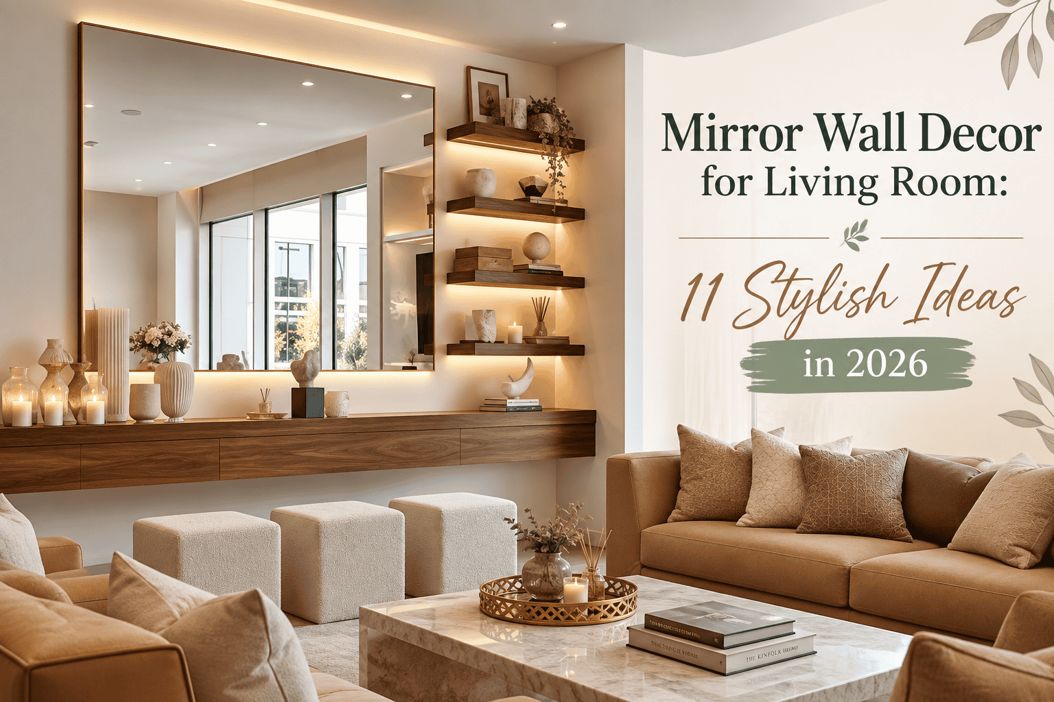 Mirror Wall Decor for Living Room: 11 Stylish Ideas in 2026