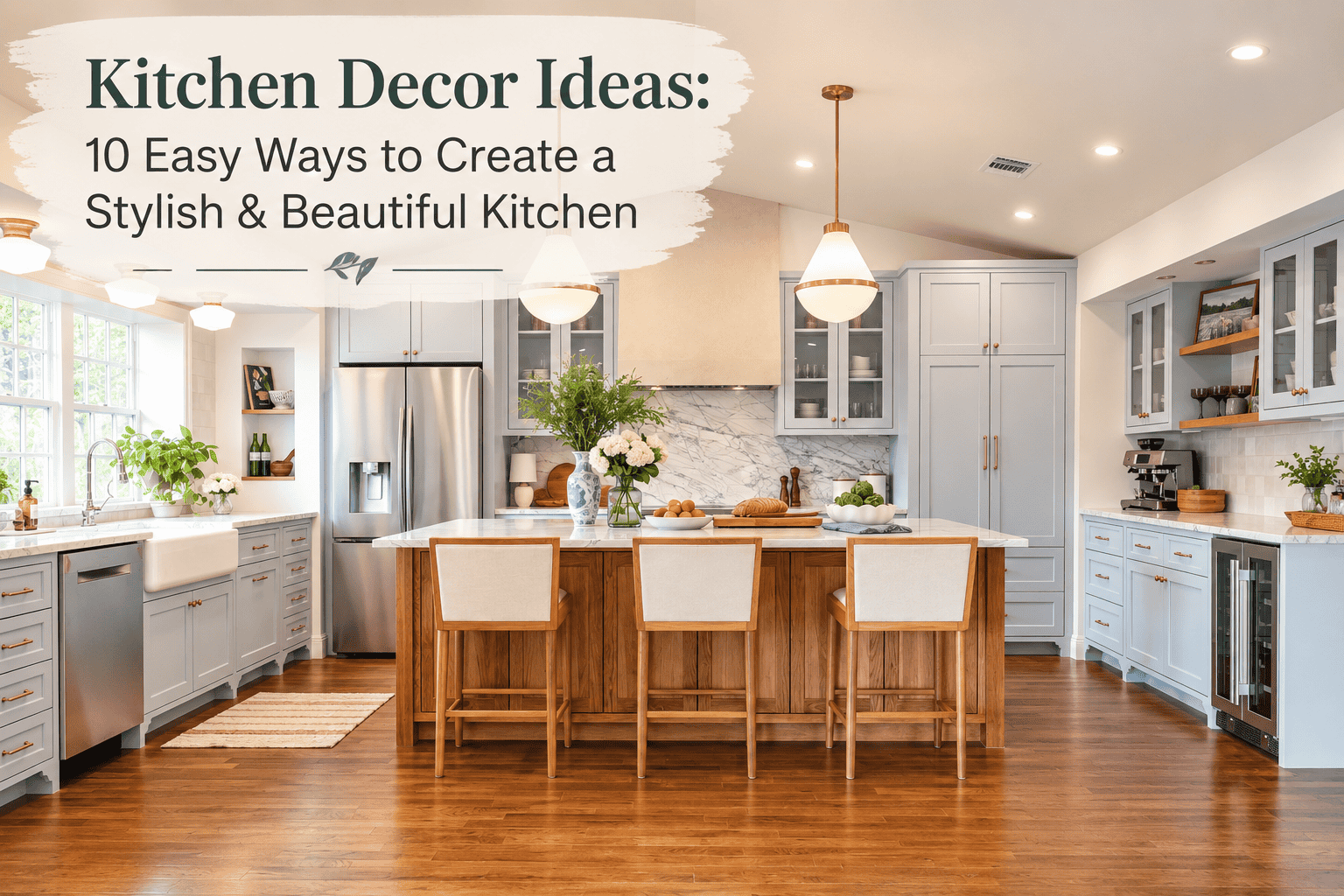 Kitchen Decor Ideas 2026: 10 Easy Ways to Create a Stylish & Beautiful Kitchen